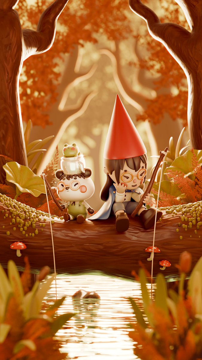 maritdoodles's tweet photo. Show me your before and after 

#b3d #3d #blender #otgw #Overthegardenwall #fanart https://t.co/RegJKr0H2N