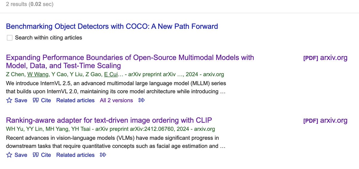 ionydv's tweet photo. Got my first set of citations! Feels so nice to know that your work (https://t.co/MGSZuxv1cr) is being used. https://t.co/olSiMQ4gfk