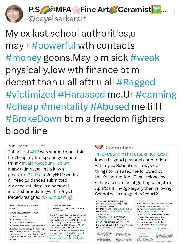 payelsarkarart's tweet image. My ex school authorities,I #respected belived u as my guardians honestly,Cared4r u all n school,specially #students n my teaching job.I alwys scared2talk wth u out of respect tht was my fault,so u taken #advantage of my decency.U showed yr #injustice #nasty power2a #Simple #Woman