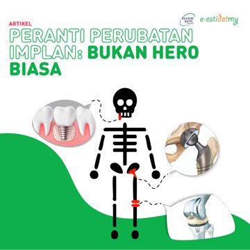Apakah itu implan? 😃

 Implan ialah kaedah yang digunakan pengamal perubatan untuk menggantikan gigi atau sendi supaya setiap bahagian berkenaan boleh berfungsi dan digunakan secara normal. 

Untuk bacaan lanjut, klik pautan ini: esti.my/2023/12/18/per…. 

 #SparePartBadan