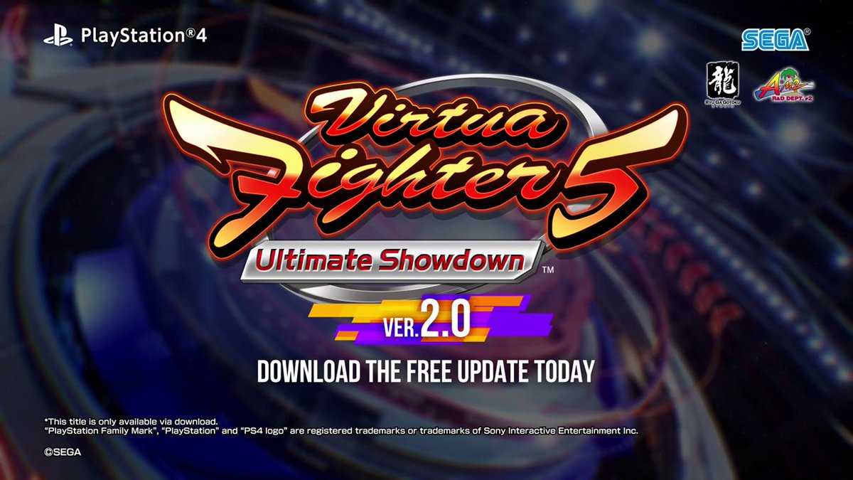 VF_SEGA's tweet image. Virtua Fighter 5 Ultimate Showdown Ver.2.0 Updated TODAY!
Downlad it and give it a try!

#VF5US
#LegacyVF