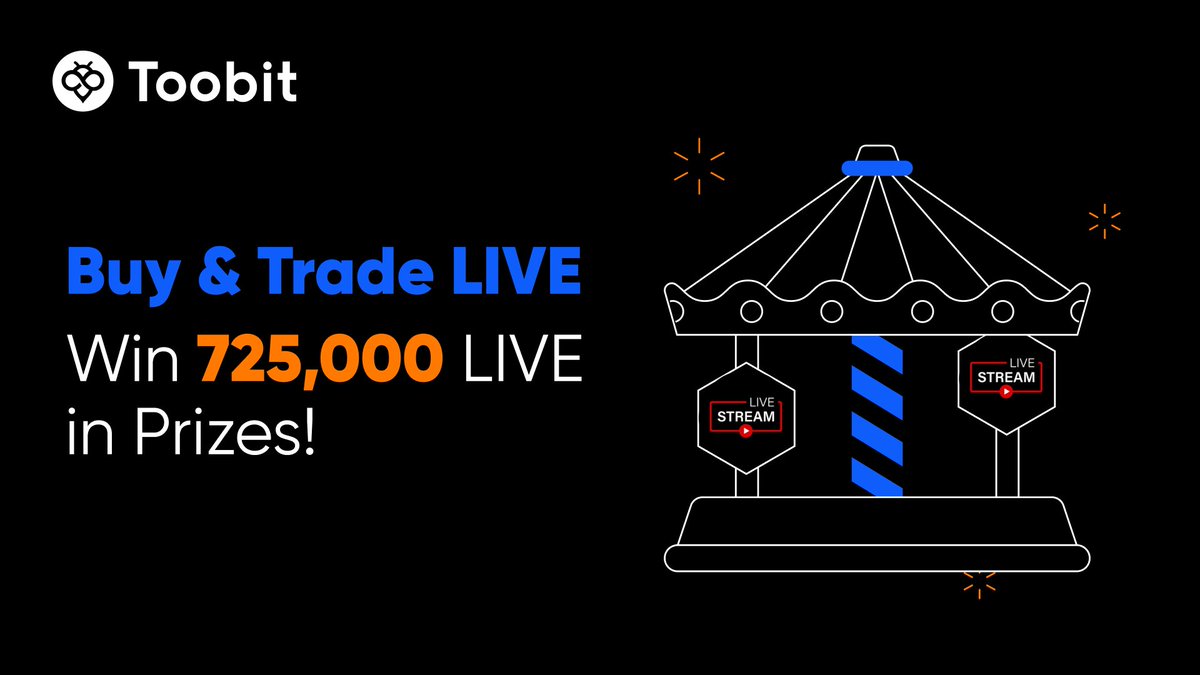 Exciting news, Toobit fam! 🎉
To celebrate the listing of $LIVE, we're launching the ultimate Buy &amp; Trade Competition with a prize pool of 725,000 LIVE! 🚀
Are you ready to join the fun? 

Learn more 👉 support.toobit.com/hc/en-us/artic…

#Toobit #ToobitTradingCarnival #Cryptocurrency #LIVE