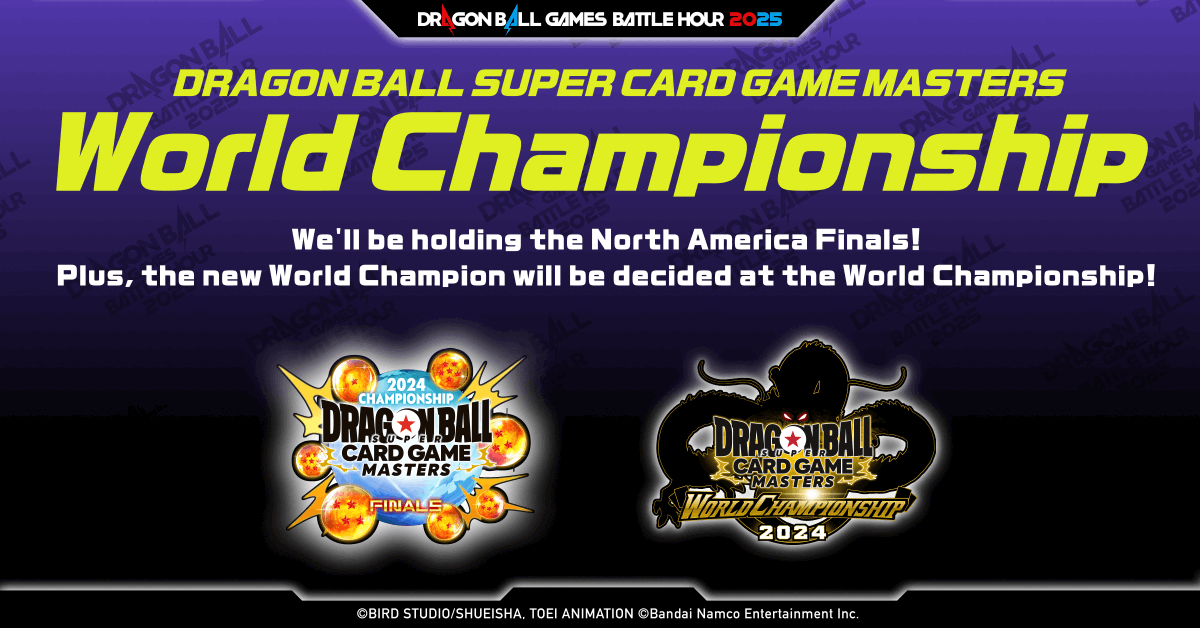db_eventpj's tweet photo. 🔥 #DBTCG World Championship Announcement!🔥

The fierce card battles are about to start again this year at the DBSCG MASTERS⚡️
Who will emerge as the new champion?
Come cheer for the players with us in this exciting tournament!

▼Details here
https://t.co/1fU3zDYPpO https://t.co/9A1Ekv9TBo