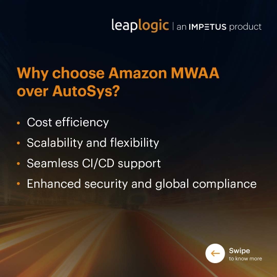 ImpetusLife's tweet image. Legacy orchestration tools such as #AutoSys are increasingly outdated and require modernization to meet current business demands. 

Read our Executive Overview Summary: lnkd.in/daeGx7w7

#Austosys #AmazonMWAA #workloads #modernization