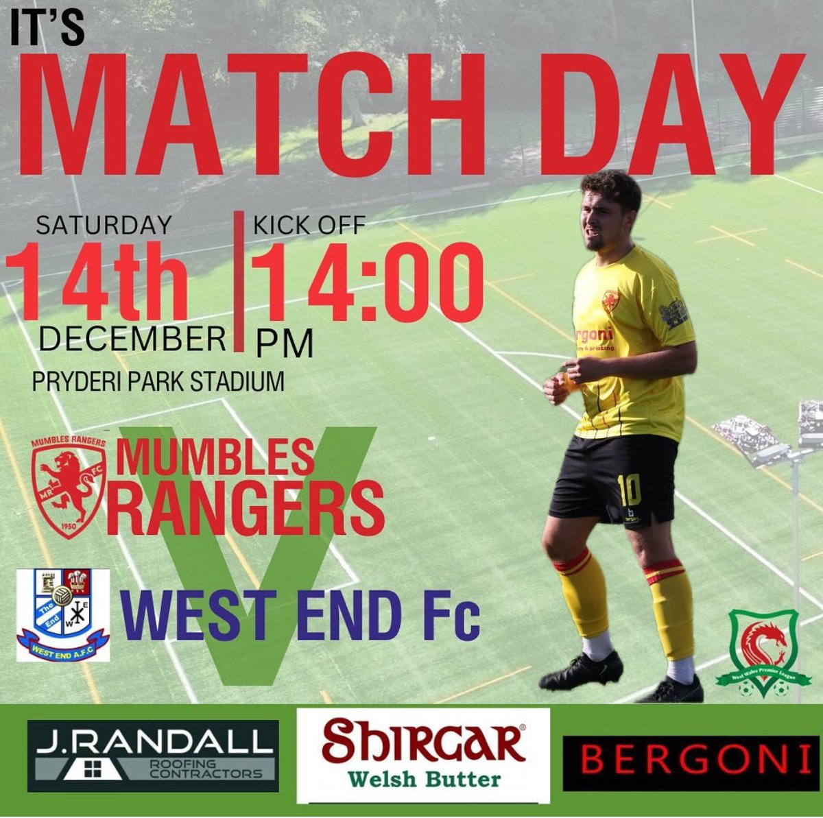 Mumbles Rangers (@mumblesseniors) on Twitter photo π¦ Fixture π¦
This Saturday our first team take on <a href="/westend_afc/">WestendAFC</a> away in a 14:00pm kick off.
Please come and support the boys π¦ π¦ Fixture π¦
This Saturday our first team take on <a href="/westend_afc/">WestendAFC</a> away in a 14:00pm kick off.
Please come and support the boys π¦