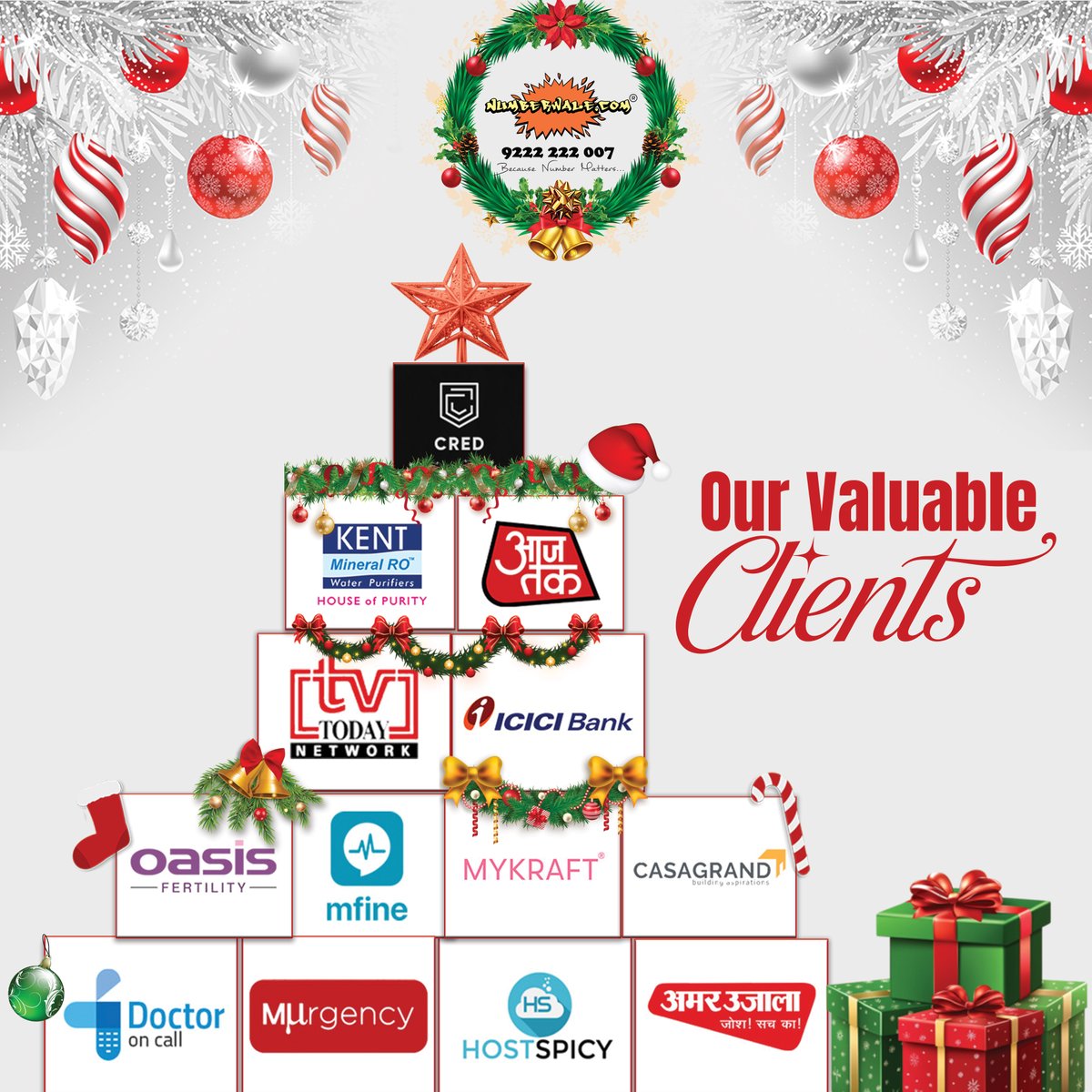 Numberwale's tweet image. Dear Valued Clients,
This holiday season, we celebrate you who inspire us to bring exclusivity and style to your digital identity.
💫Make a bold statement with Premium Numbers that reflect your unique personality.✨
numberwale.com
#VIPNumbers #LuxuryNumbers #FancyNumbers