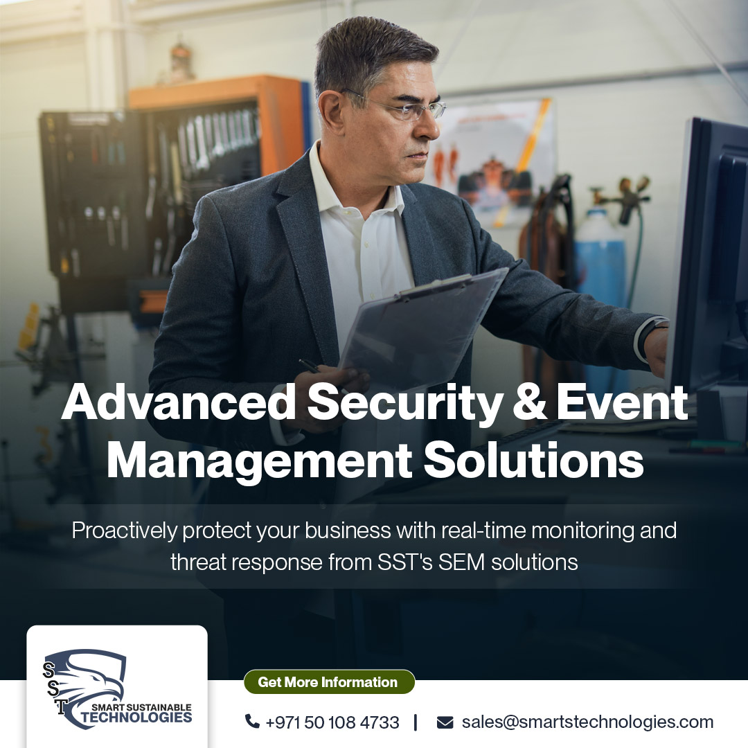 SmartSTechs's tweet image. 🔒 Secure your business with SST SEM Solutions! Real-time monitoring &amp;amp; rapid threat response to keep you protected. #SecuritySolutions #RealTimeMonitoring #ThreatResponse #SSTSEM
