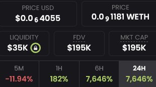 Sitting at 195K now from my sub 90K call. #PEPECULT looking hella bullish!

<a href="/Pepe_Cult_Coin/">Pepe Cult Coin</a> is looking primed to run!

CA: 0xc2575633f2AF97423ace329136361636301DC675

Don't fade this!
