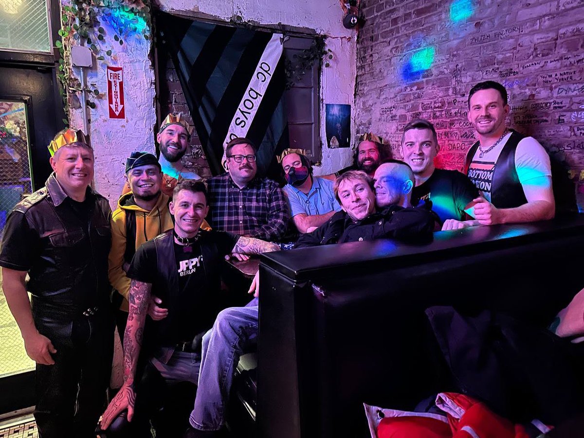 Happy holidays from the boys of leather!!

Thanks to everyone who could make it to the DCboL holiday happy hour &amp; white elephant and thanks to <a href="/tradebardc/">TRADE</a> for being wonderful hosts!

Have a great rest of the year and we’ll see you at our pre-MAL event in January 2025!