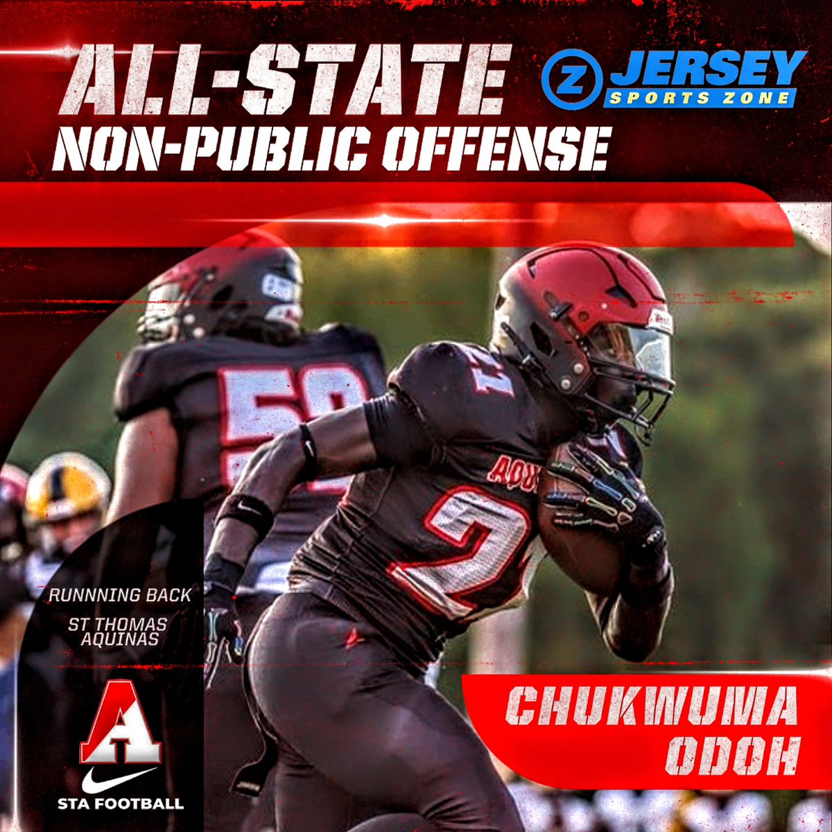 Congrats to <a href="/CHUDAGOAT/">Chukwuma Odoh</a> on being selected to the <a href="/JSZ_Sports/">Jersey Sports Zone</a> All-Zone Team! #BeGreat‼️