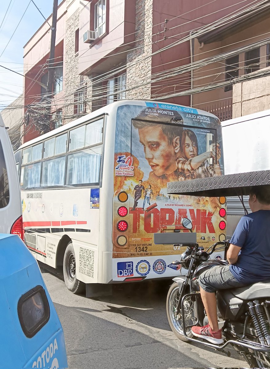 CercadoMich's tweet photo. Ganda ng bungad ng pasok ko sa work 😍✨ TOPAKK ready na sa MMFF

#TOPAKK #JuliaMontes #ArjoAtayde  #MMFF2024  #MMFF https://t.co/YAVO6PEhWw