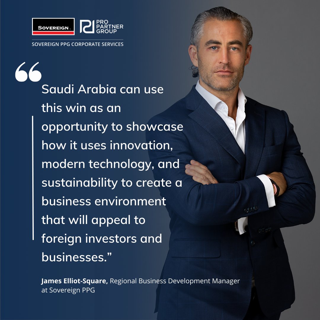 James Elliot-Square, Regional Business Development Manager at Sovereign PPG comments on the huge announcement as KSA prepares to host the 2034 FIFA World Cup and what it means for businesses in Al Aarbiya English. 

Read More: 
english.alarabiya.net/News/saudi-ara…

#FIFA #AlArabiya #KSA
