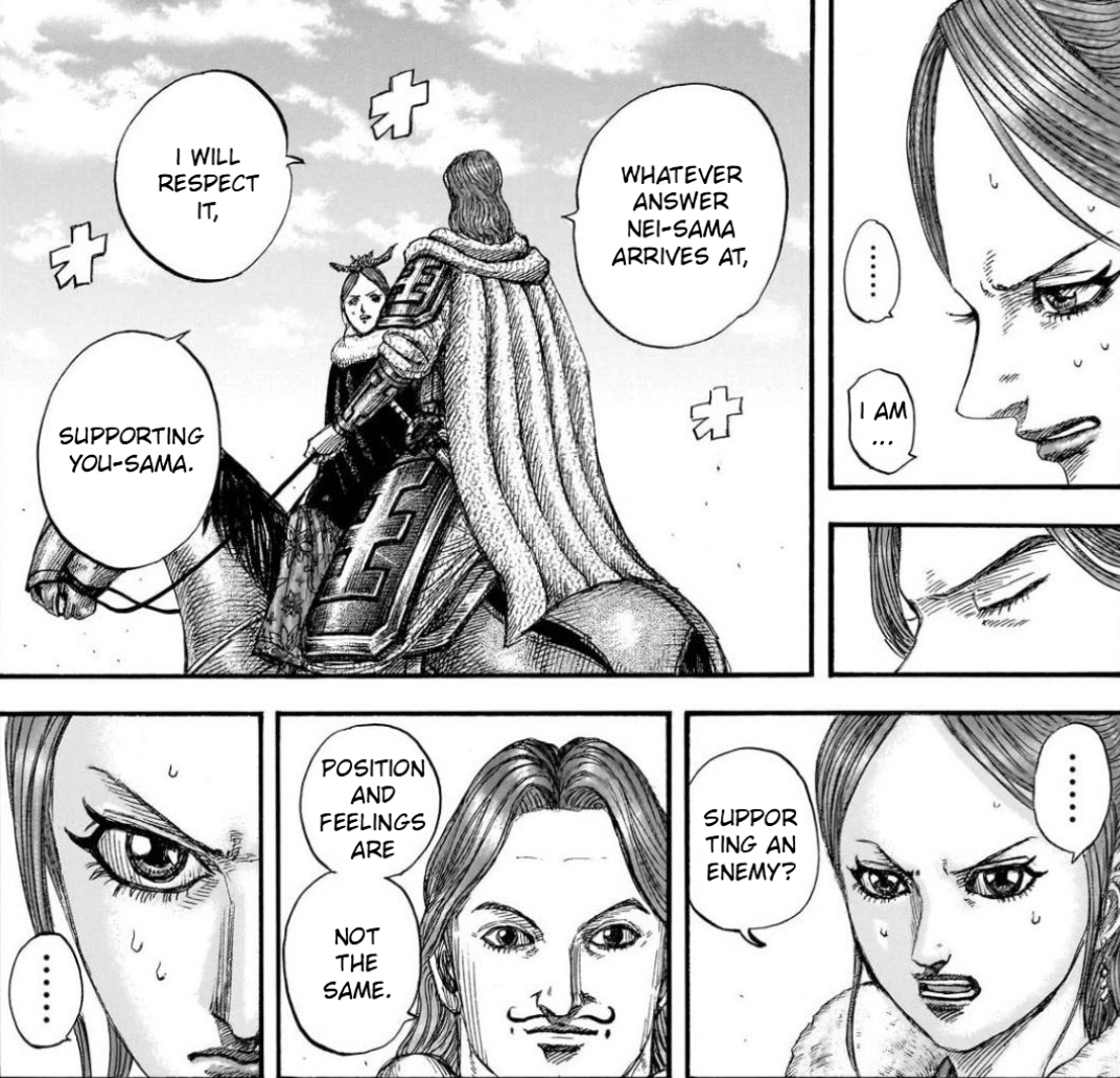 Leleo2211's tweet photo. #Kingdom820 I liked Tou going into this arc...and this arc has only made his character exponentially better.
He's gonna pack up Rakua'kan
He's gonna pack up Han
And he's gonna pack up Nei as his wife 🔥 https://t.co/9hhAvuSKzw