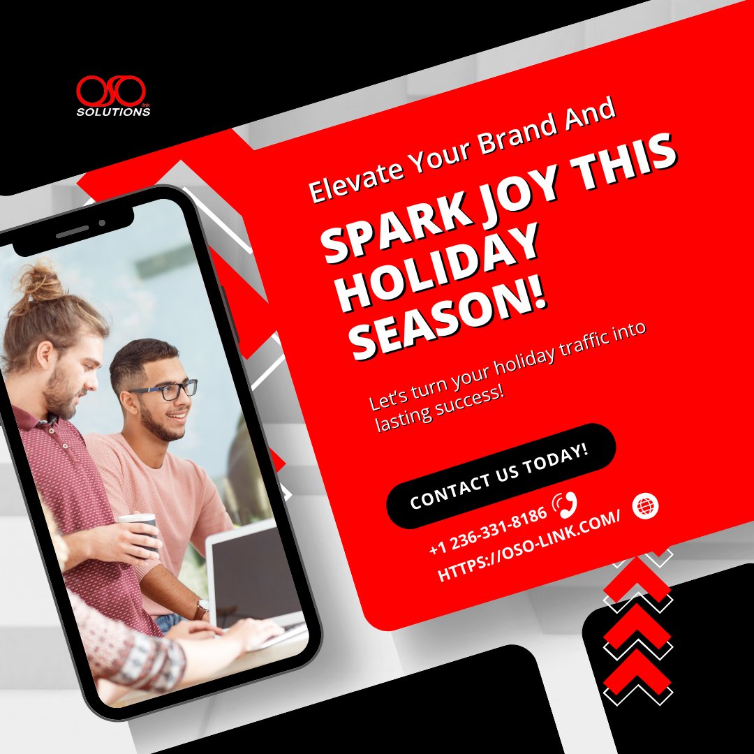 osolinkcanada's tweet image. Let’s turn your holiday traffic into lasting success!

CONTACT US HERE:
info@oso-link.com
+1 236 331 8186
oso-link.com
#HolidayMarketing #BrandVisibility #WebDesignMagic #DigitalSuccess #SmallBusinessGrowth