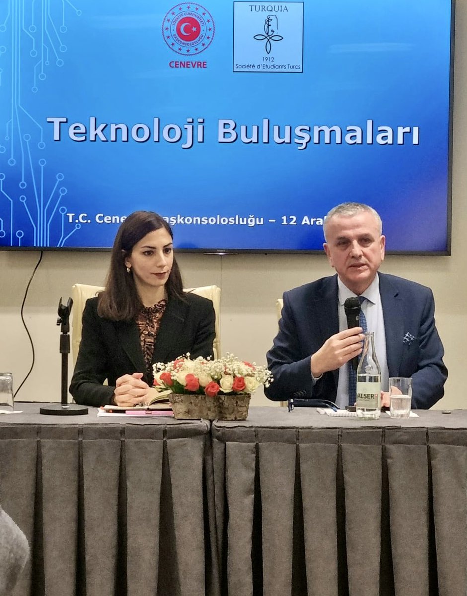 TC_CenevreBK's tweet photo. Etkinlikte Dünya Fikri  Mülkiyet Örgütü WIPO'da halen Direktör olarak görev yapan, Türk Patent ve Marka Kurumu Başkanlığını 2008-2022 yılları arasında yürütmüş Prof.Dr. Habip Asan şirket kurma sürecinde sınai mülkiyet politikasının önemine değinen bir konuşma yaptı. https://t.co/Gt8BJh9obz