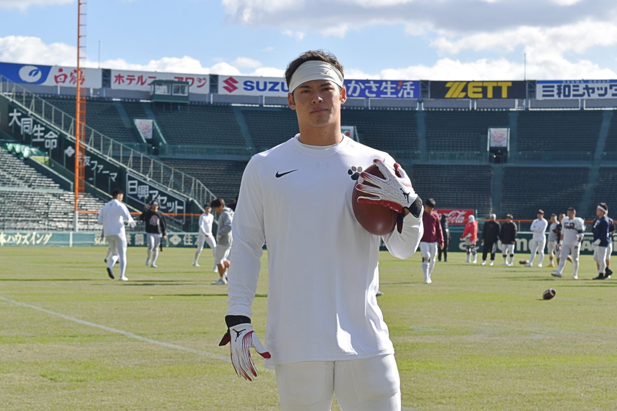 【#甲子園ボウル 記者会見から】
立命館RB山嵜大央キャプテン（4年､大産大附）

（９年ぶりの甲子園ボウルを目前にした心境を）
もうここまで来たらやるだけなんで、日本一というよりかは自分たちのフットボールを最高に楽しんで、最高の舞台で最高のプレーをしようとみんなに話してます。