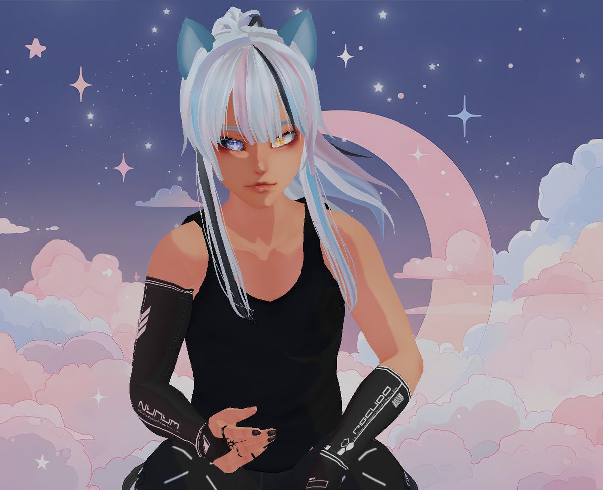 AerisOrion's tweet photo. i still have a LOT of work to do and things will probably change a lot but...!!!! things are happening!! heehee :3c #VRoid #VTuberEN #vtubermodel https://t.co/jsPOwhcV2D