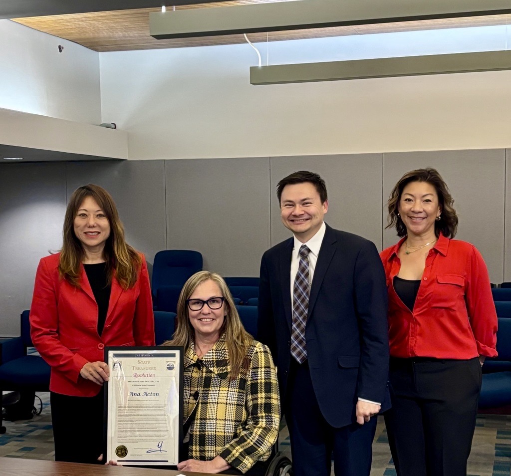 wearecalable's tweet photo. CalABLE would like to recognize Board Member Joe Xavier and his delegate Ana Acton for their service to the CalABLE Board.

Together, you have helped CalABLE become even better for people with disabilities.

@CaliforniaDOR 
@CalTreasurer 

#CalABLE #Disability #ABLEaccounts https://t.co/uXl458mKFf
