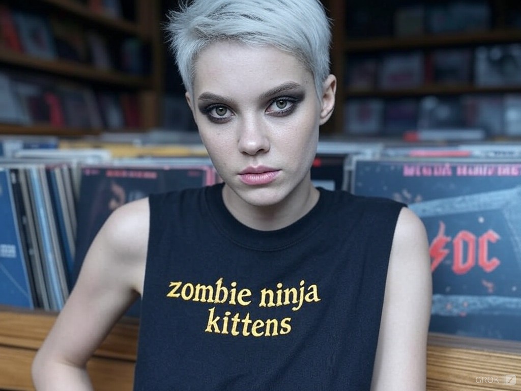 47zombiekittens's tweet image. high fidelity  #Grok2images #vinyl 
#recordcollection