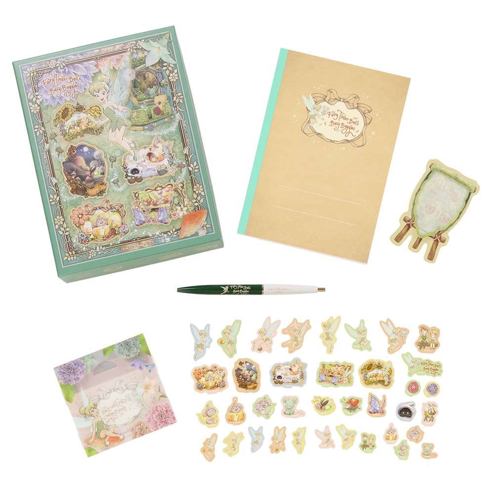 【超レア】ティンカーベル　ステーショナリーセット　文房具 販売終了】 ファンタジースプリングス ティンカーベルの
