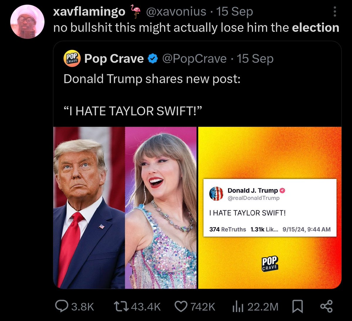 xavonius's tweet image. i stay farming bangers off #thatlady