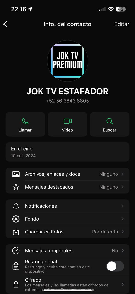 EcoGlowHaven's tweet photo. ⚠️JOK TV PREMIUM ES ESTAFA⚠️
ese es su wsp https://t.co/y9ZL4EAFun