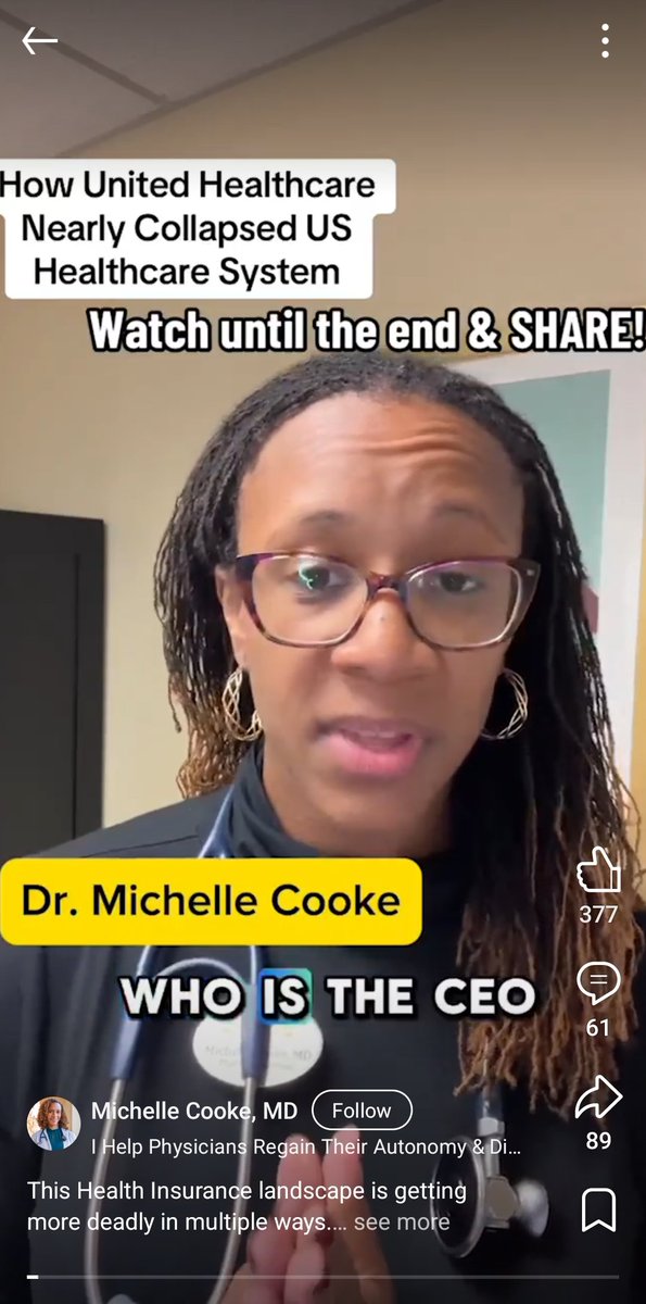 <a href="/DrVirgo1981/">Dr. Virgo</a> This is a good summary of how UnitedHealthcare bankrupted small medical practices with non payment because of the "cyber attack" &amp; then bought them.
linkedin.com/posts/michelle…
