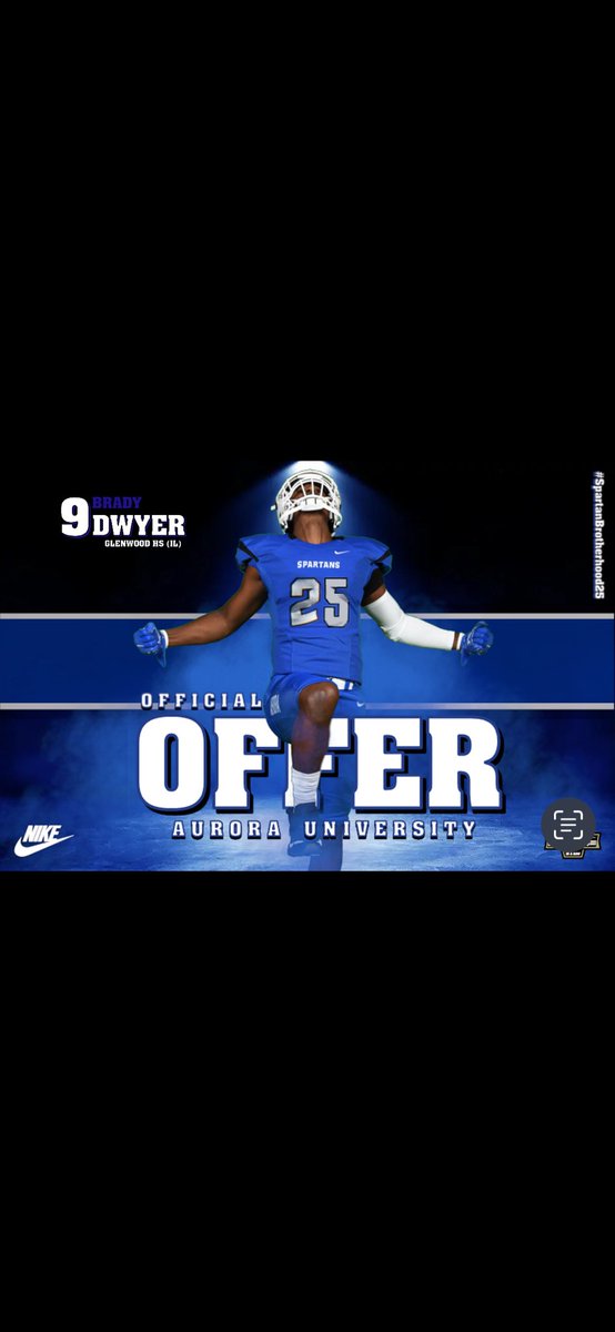 I’m blessed to announce that I have received my first offer to play football at Aurora University. I want to say thanks to everyone that has helped me in this process and a special thanks for to <a href="/DonBeebeNFL/">Don Beebe</a> for the opportunity!!
<a href="/GlenwoodFB/">Glenwood Football</a> <a href="/GlenwoodFB/">Glenwood Football</a> <a href="/AUCoachZim/">J.T. Zimmerman</a>