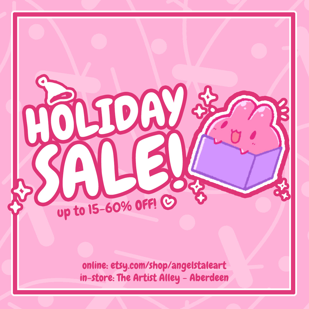 AngelsTale07's tweet image. ✨Holiday Sale ongoing with new items listed!✨
Come see if you fancy anything~ 🥰

Shop: etsy.com/shop/angelstal…

#etsysale #kawaii