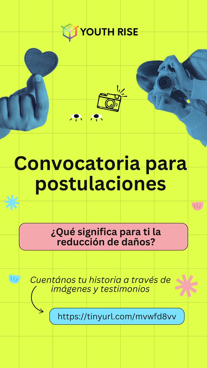 Convocatoria abierta: Exposición fotográfica en la Conferencia Internacional de Reducción de Daños 2025!📌

En la exposición se presentarán los testimonios y fotografías. ¿Te gustaría participar?😎

Llena el formulario y lee más aquí👉docs.google.com/forms/d/e/1FAI…