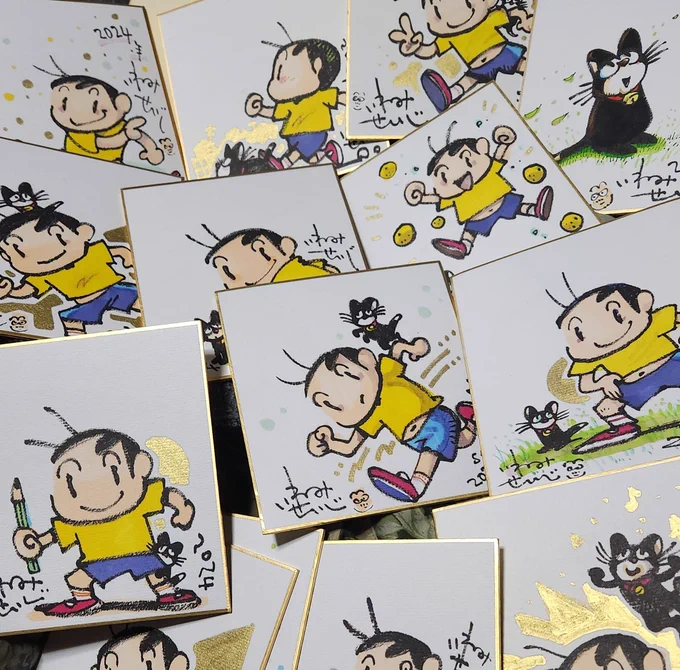 【和歌山ガーデンパーク▪︎マルシェ】
12月22日(日) 12時～16時

マルシェのために制作中。
「直筆カラー▪︎ミニ色紙」 