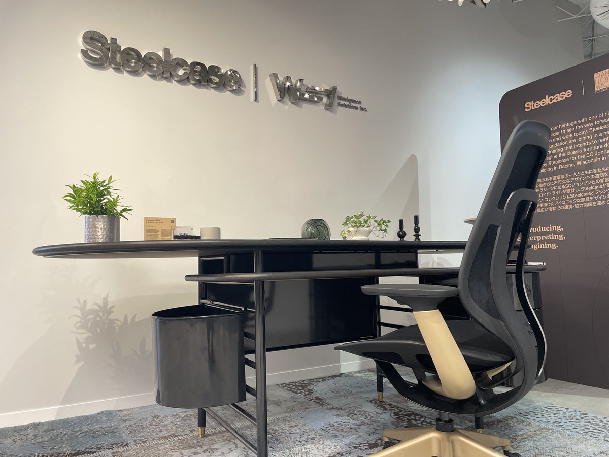 Steelcase Japanさん（<a href="/SteelcaseJP/">Steelcase【公式】</a>）のオフィスにお邪魔してきました！

ライブオフィス的に使用されているとのこと。
予約制ですがスチールケース商品をご希望の方はぜひ利用してみてください！