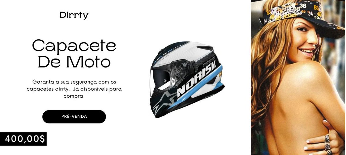 lierockstar's tweet photo. #Dirrty The Promo Single 

— Capacetes Dirrty já disponível para venda em https://t.co/v8WoVHnqMK

[🏍] @RHallucinado #PromoSingle #Kyliergie #Era13 #RPG #motos https://t.co/QLu33WygLr