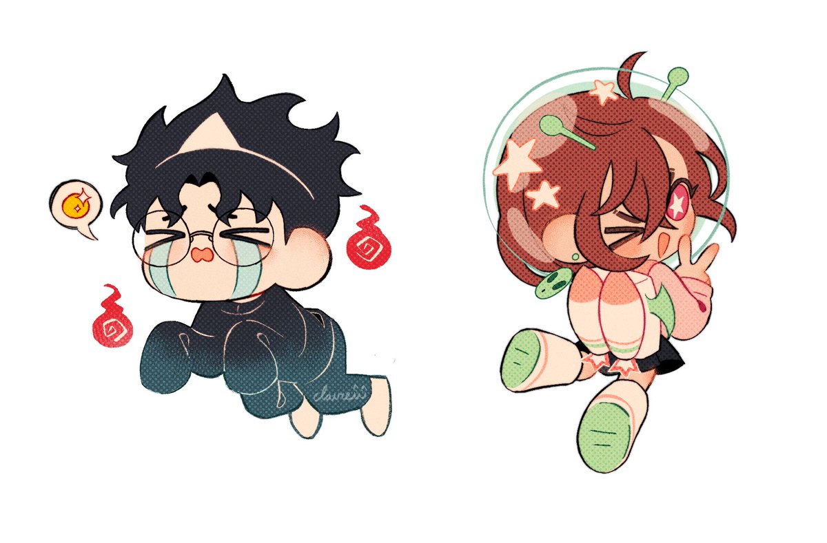 ghost boy and alien girl