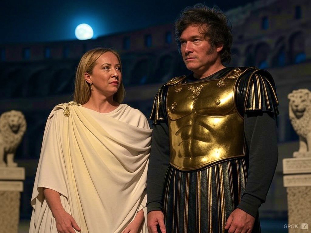 🇮🇹🇦🇷 | IMPERIO ÍTALO-ARGENTINO

Milei ya debería estar en Roma junto a Giorgia Meloni.