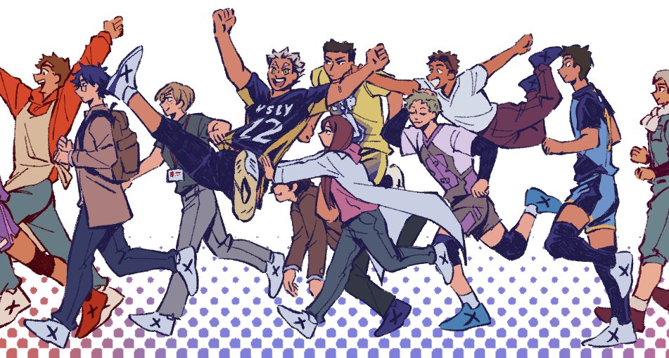 baguantte's tweet photo. i was so happy with how much love this received considering i spent a week drawing this... i love haikyuu https://t.co/9YyVeIxRJX