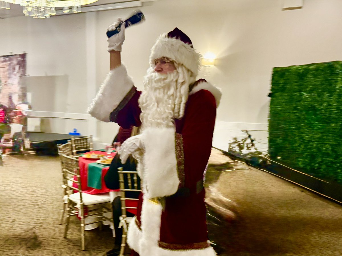 mm2_go's tweet photo. SANTA!  WE KNOW HIM!  Yes, we now offer a visit from #Santa as part of our services!  Santa will read a story or two to children, sing some carols, and then he'll spend time with each child, finding out what they want for Christmas!

Get your booking in good, for goodness sake! https://t.co/rk7ErjdZYI