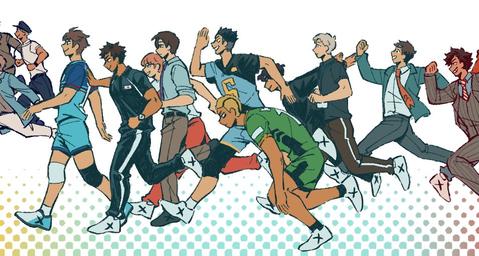 baguantte's tweet photo. i was so happy with how much love this received considering i spent a week drawing this... i love haikyuu https://t.co/9YyVeIxRJX