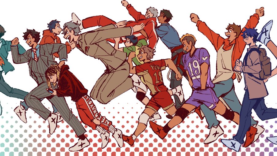baguantte's tweet photo. i was so happy with how much love this received considering i spent a week drawing this... i love haikyuu https://t.co/9YyVeIxRJX