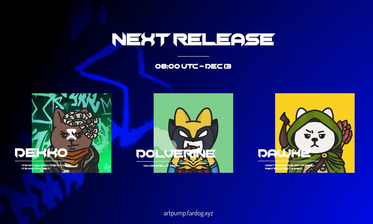 ARTPUMP: Multiverse 🌍Earth 420

- Total Supply: 24 Artcoins
- Location: artpump.fardog.xyz

⌛️Next release time is 08:00 UTC on December 13