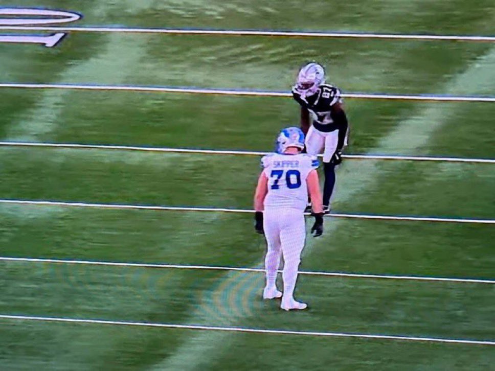 Deebo lined up out wide