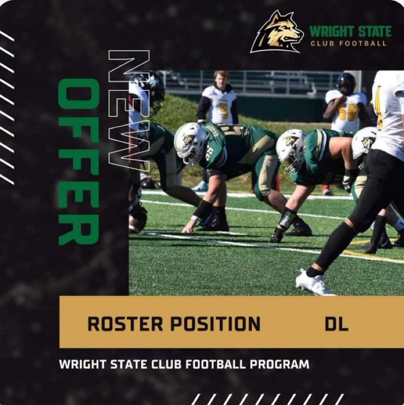 Caden Boyer (@cboyer45) on Twitter photo Blessed to receive an offer from <a href="/wrightstate/">Wright State University (Dayton, OH)</a>. Thank you <a href="/D1boundfendi48/">COACH JACKSON🐺</a>!!
<a href="/Falls_Strength/">Mike Oziomek MS, CSCS</a> <a href="/CFallsFootball/">Black Tiger Football Family</a> <a href="/cam_palmer55/">Cameron Palmer</a> <a href="/OHSFBMedia/">Ohio High School Football/Basketball Media</a> Blessed to receive an offer from <a href="/wrightstate/">Wright State University (Dayton, OH)</a>. Thank you <a href="/D1boundfendi48/">COACH JACKSON🐺</a>!!
<a href="/Falls_Strength/">Mike Oziomek MS, CSCS</a> <a href="/CFallsFootball/">Black Tiger Football Family</a> <a href="/cam_palmer55/">Cameron Palmer</a> <a href="/OHSFBMedia/">Ohio High School Football/Basketball Media</a>