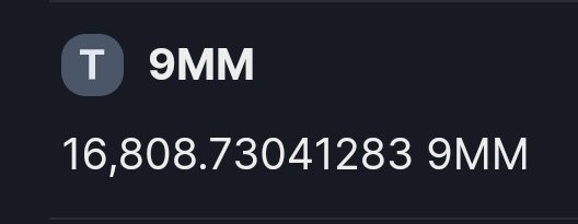 The HOAMI royalty pool now owns 16,808 #9mm. 

Y'all ever think one day buying a HOAMI might be most cost effective to get 9mm revenue share than the token itself? 

3,241 HOAMIs
16,808 9mm

Each HOAMI NFT now equals 5.18 9mm. 

Bet y'all weren't thinking of that. 😉
