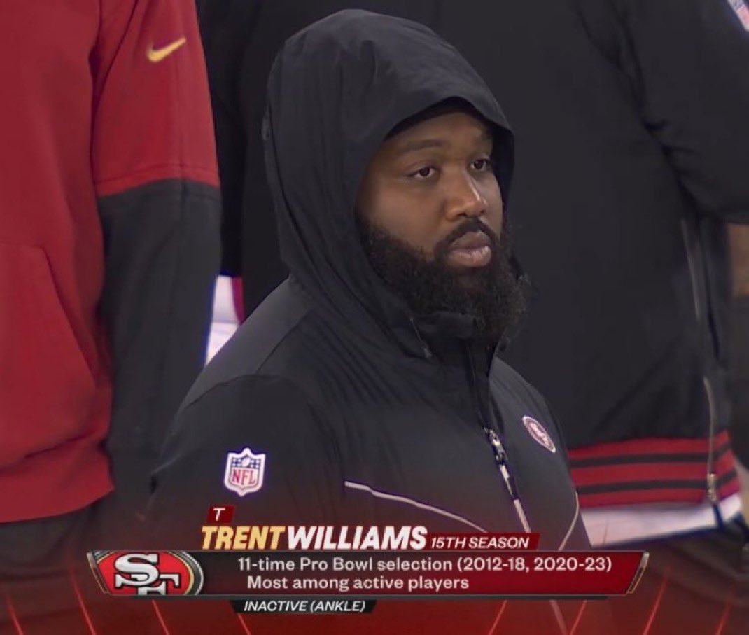 That’s not Trent Williams 💀😂