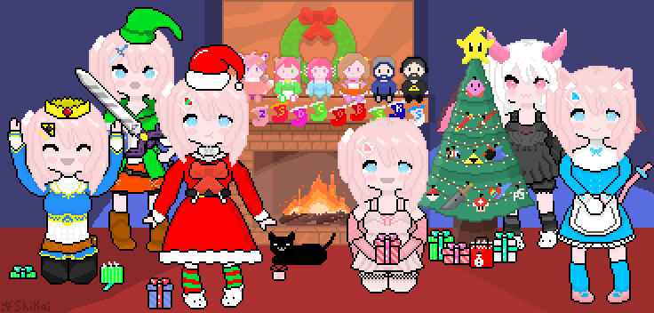 ShiKai77's tweet photo. Some Christmas Pixel art I made for @TheKeimy_ !
Hope everyone is having a lovely festive season! https://t.co/3AQHDQ29O1