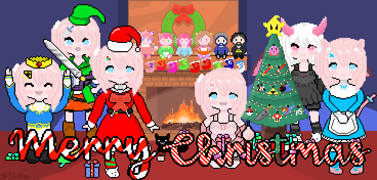 ShiKai77's tweet photo. Some Christmas Pixel art I made for @TheKeimy_ !
Hope everyone is having a lovely festive season! https://t.co/3AQHDQ29O1