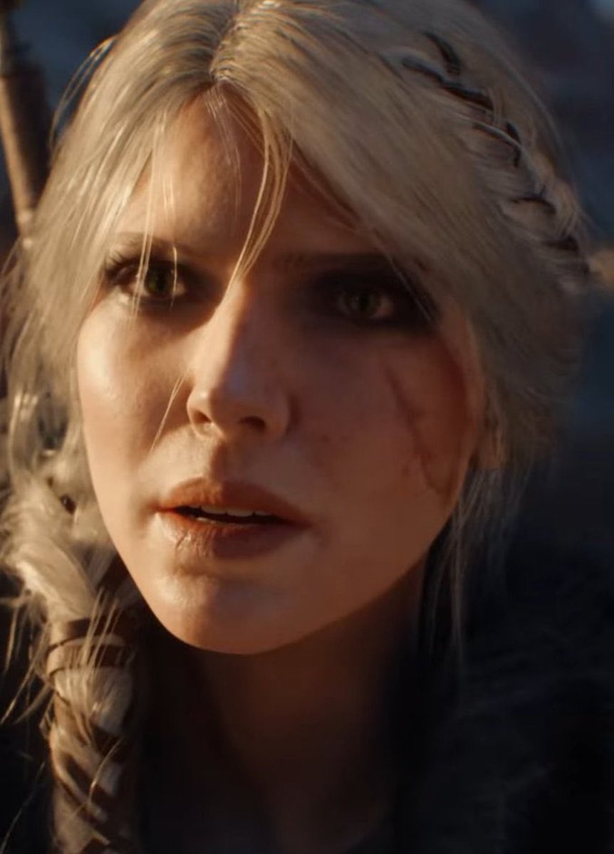 NuclearWinter69's tweet photo. @EndymionYT Compare.  Both are ciri as an adult.  One of these things is not like the other https://t.co/ZJO7iI5lVU
