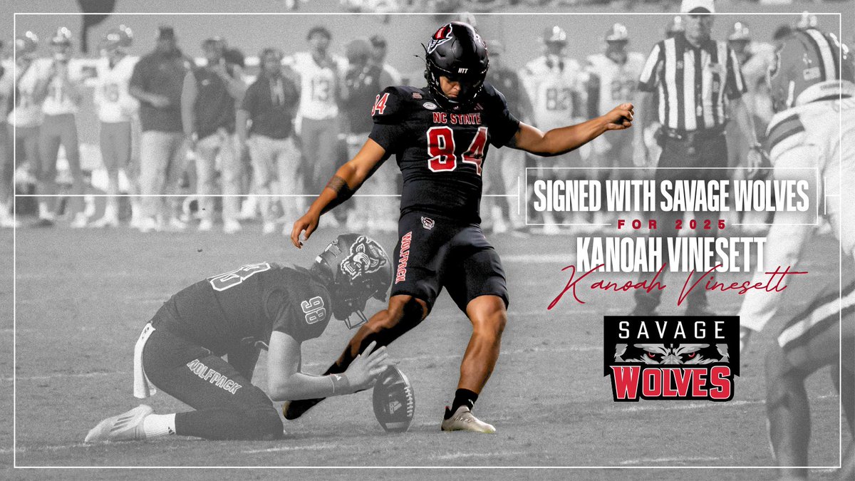 PK1 is back! We’re thrilled to announce that <a href="/Vinesett1/">Kanoah Kicking</a> has signed with Savage Wolves for 2025. Let’s Go!