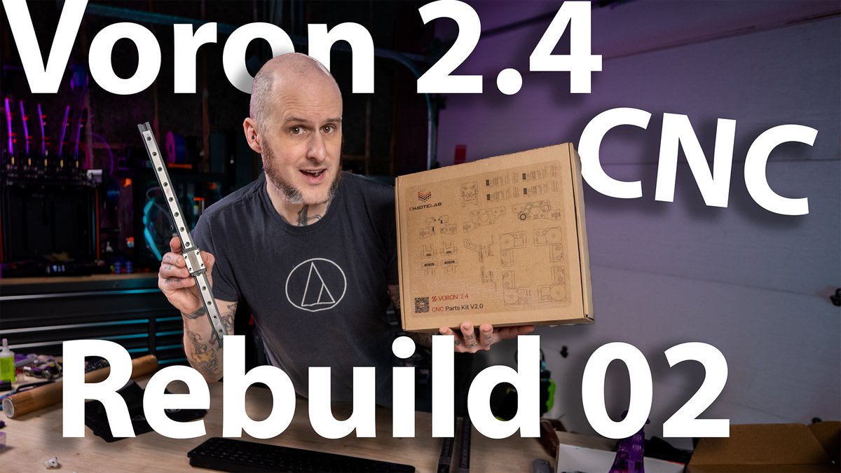 Going LIVE at 6:30PM PST to work on the <a href="/Voron_Design/">VORON Design</a> overhaul using <a href="/Chaoticlab_xyz/">Chaoticlab</a> CNC parts! Let's get the floating gantry rebuilt: youtube.com/live/rVTNactAF…
