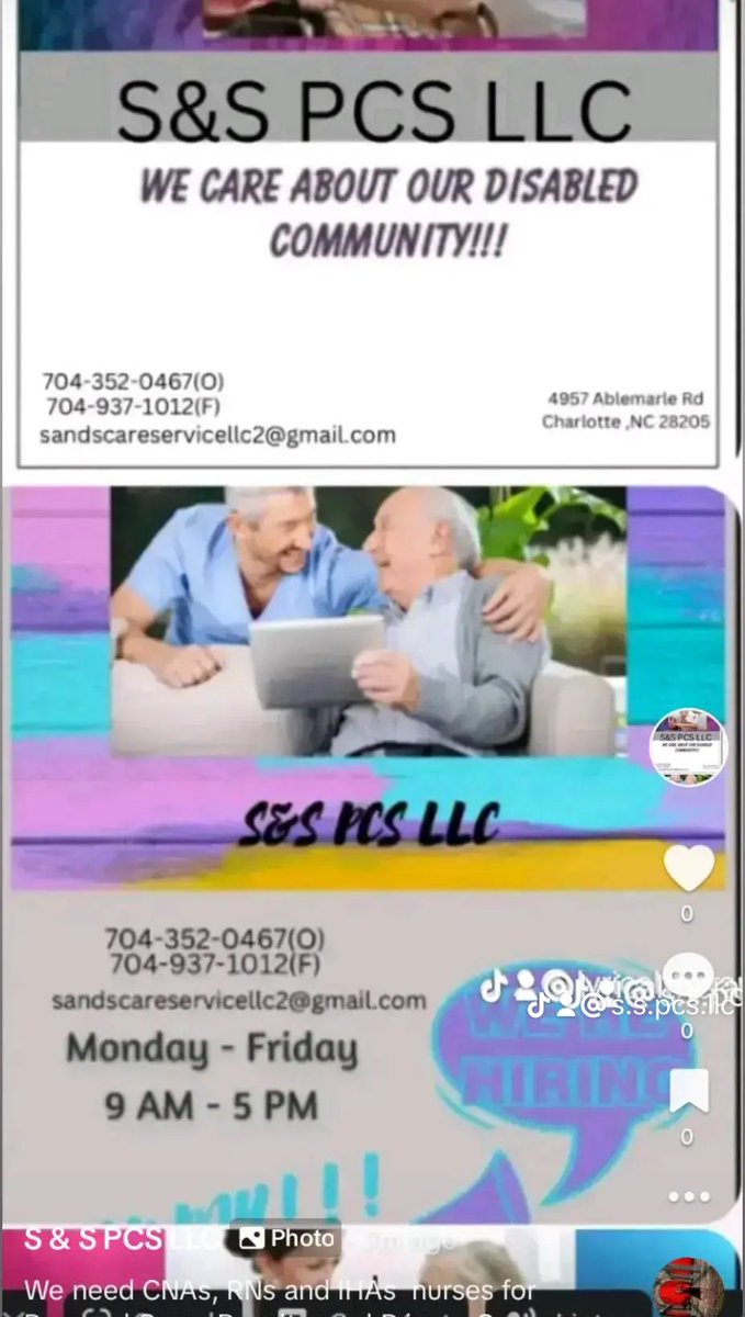 SandSPCSLLC's tweet image. We need CNAs, RNs and IHAs nurses for Personal Care , Respite, and Private Duty services. Looking for nurses to work in NC. 
Contact S &amp;amp; S PCS LLC
Phone 704 352 0457
Administrator Dexter Allen  689-258-2213
